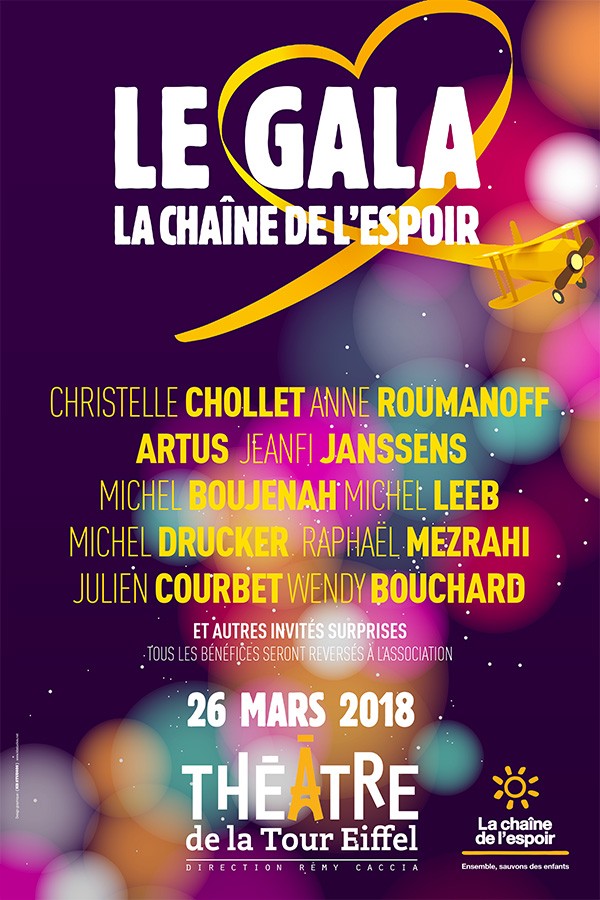 Gala de La Chaîne de l'Espoir Gala de La Chaîne de l'Espoir