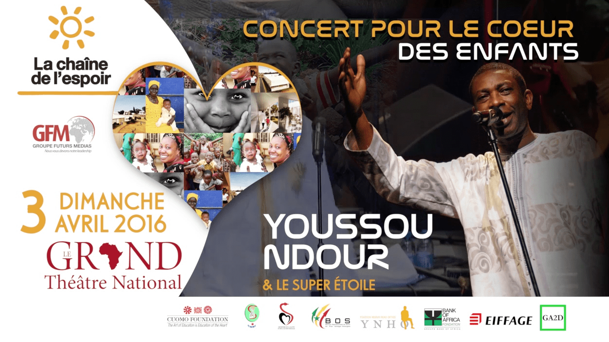Concert du coeur de Youssou N'dour