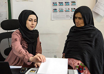 Consultation pour une maladie gynéco-obstétrique en Afghanistan