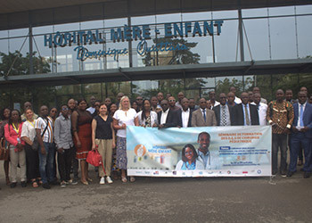 Participants du 15e séminaire d’enseignement de la chirurgie pédiatrique à Abidjan