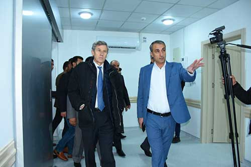 Inauguration du bloc-opératoire à Sinjar