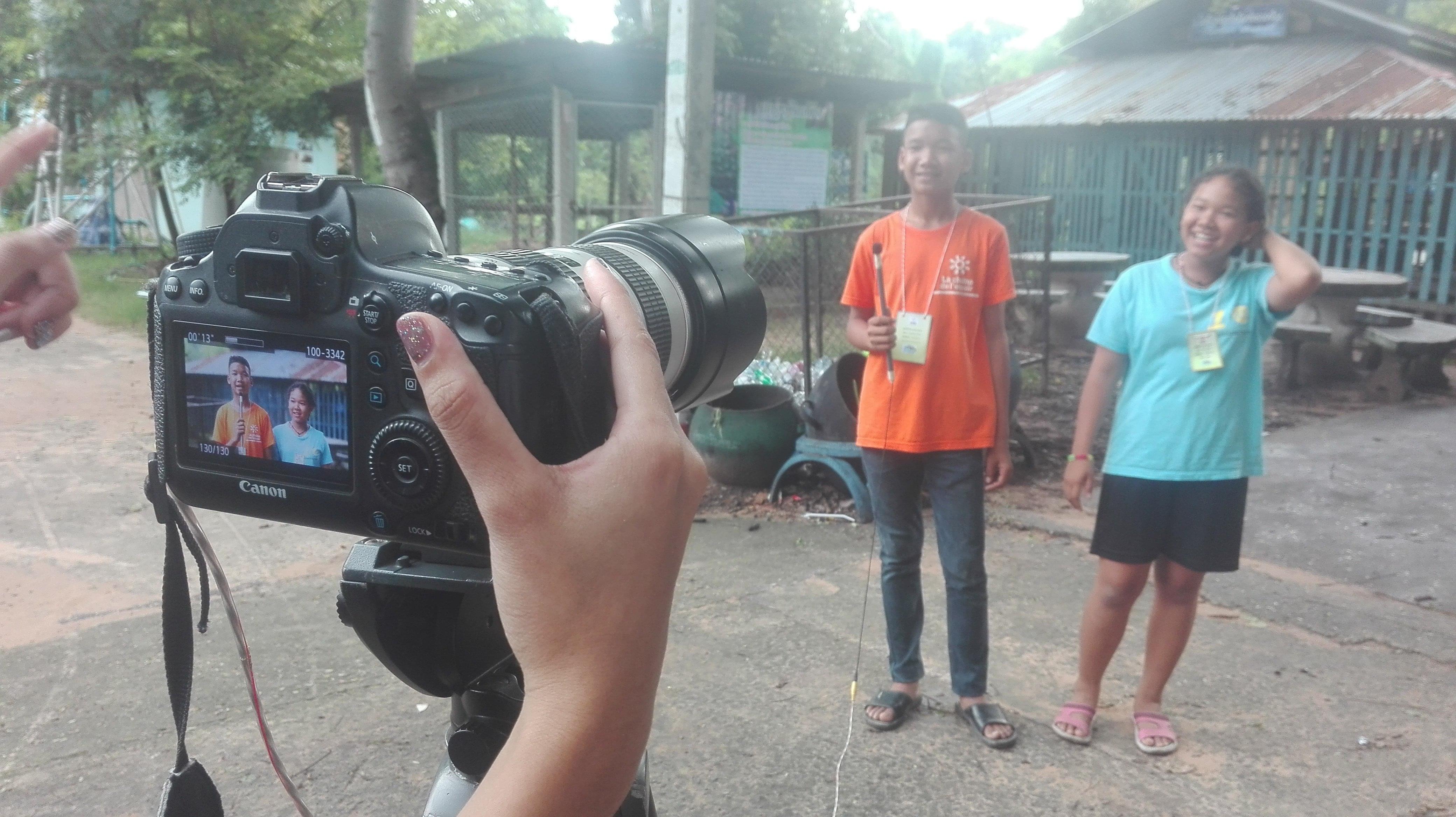 Jeunes reporters en Thaïlande