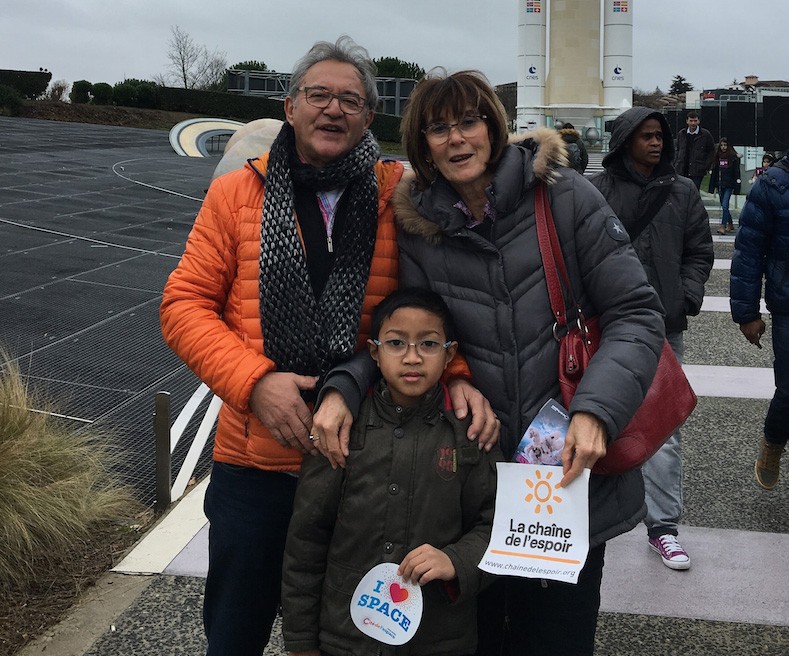 Mino après son opération Mino après son opération