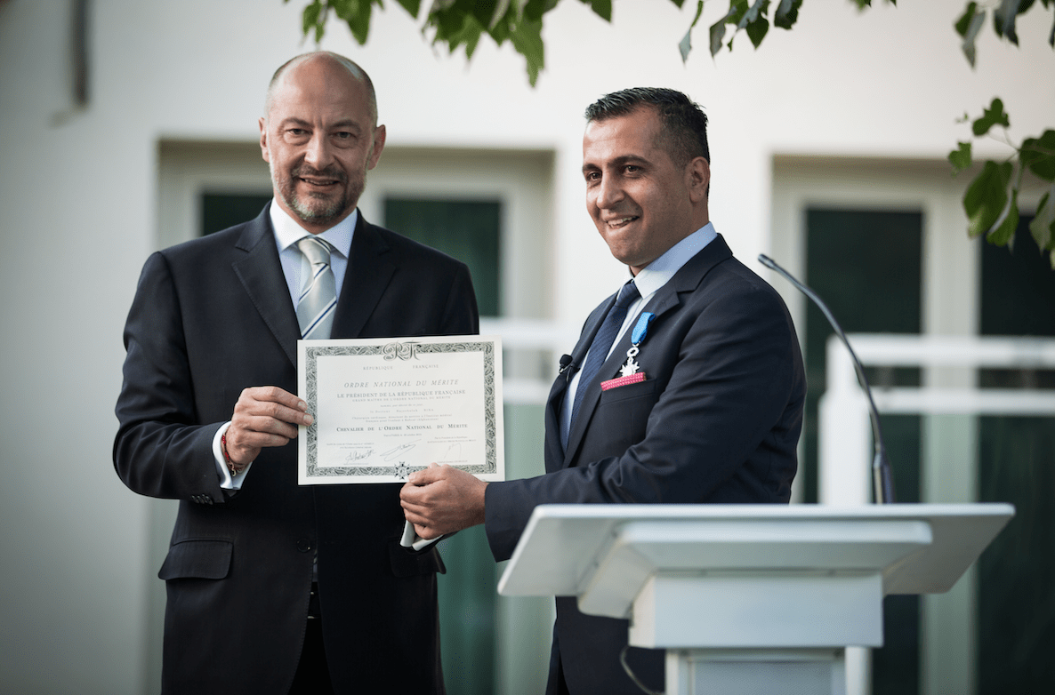 François Richier et Najeebullah Bina François Richier et Najeebullah Bina