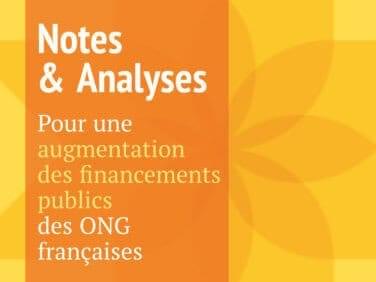 Note de plaidoyer de Coordination SUD Note de plaidoyer de Coordination SUD