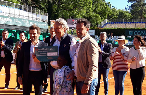 Remise de chèque - Open du Pays d'Aix 2019