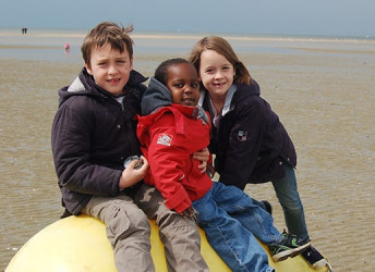 enfants ocean plage