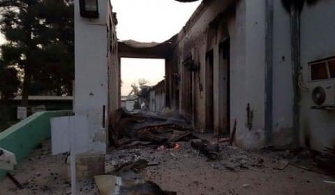 UNCREDITED / AP L'hopital de MSF à Kundunz après le bombardement