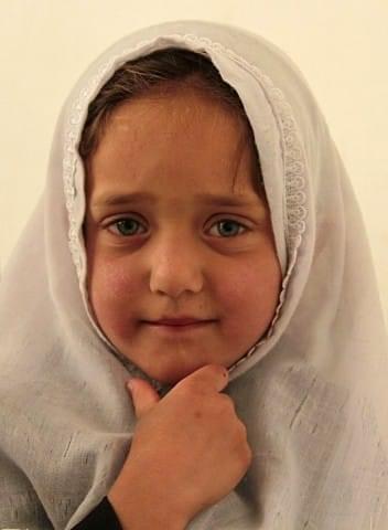 Portrait of an Afghan child