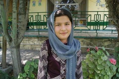 Najia after surgery Najia operated for a heart desease in Kabul