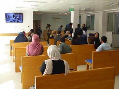 People waiting for a gynecological consultation Kabul