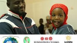 3 children travel from liberia to attend the cuomo centre in dakar