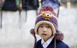 enfant bonnet nepal