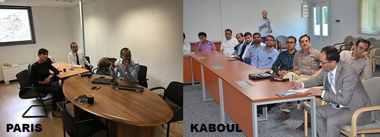 Visioconférence sur la cataracte Paris-Kaboul Visioconférence sur la cataracte Paris-Kaboul