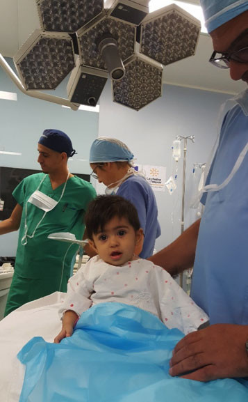 Zahra opérée en Jordanie Zahra opérée en Jordanie