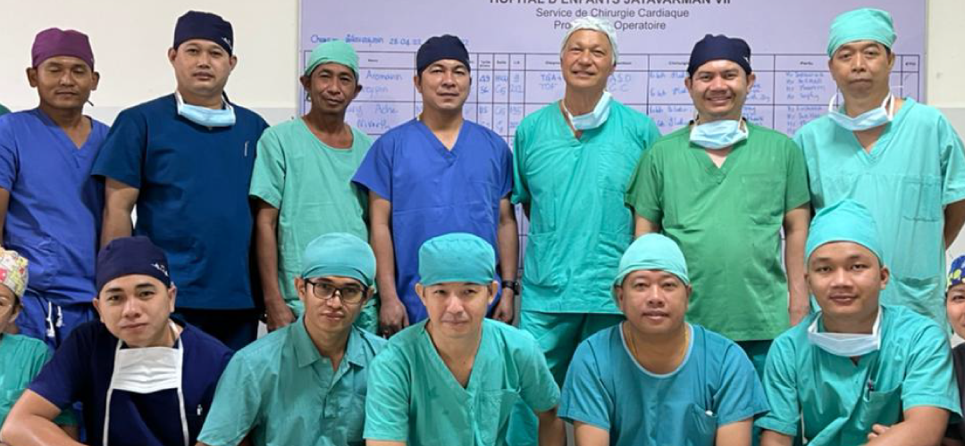 La Chaîne de l’Espoir de retour au Cambodge