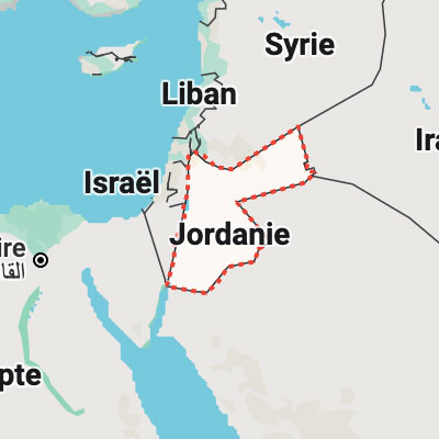 Carte pays Jordanie