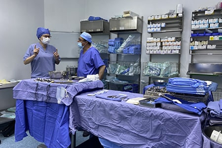 Mariela, opérée à cœur ouvert à Madagascar