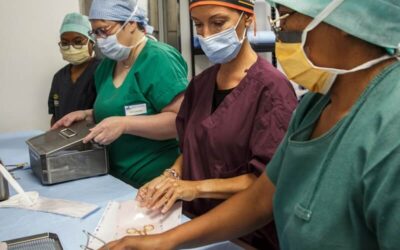 Des infirmières lors d'une mission chirurgicale de La Chaîne de l'Espoir à Madagascar