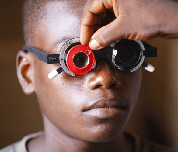 Consultation ophtalmologique au Togo.