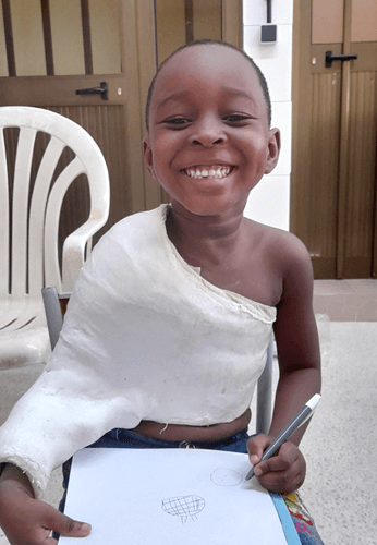 Eli smiles back to life after brachial plexus surgery