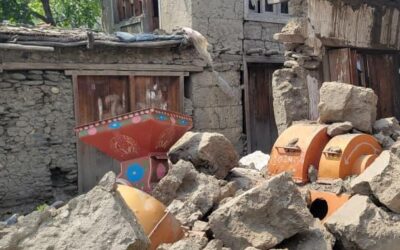 Une habitation détruite lors du séisme de 2025 en Afghanistan